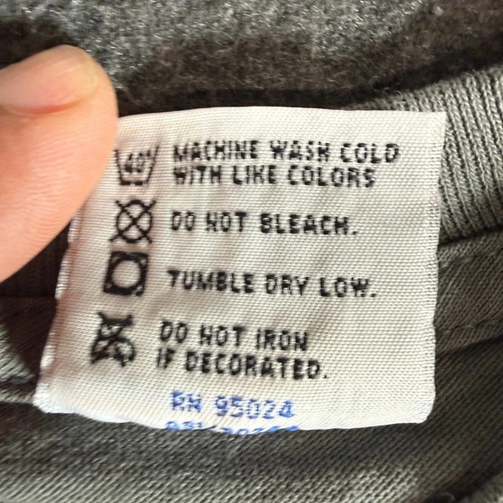 Bayside‎ Jrnymn Apparel Building Shit You Cant Skeleton Grey Graphic T-Shirt M